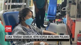 VIDEO: Luka Tembak Sembuh, Istri Kopda Muslimin Pulang