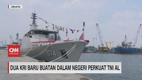 VIDEO: Dua KRI Baru Buatan Dalam Negeri Perkuat TNI AL