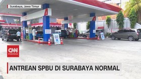 VIDEO: Antrean SPBU di Surabaya Normal