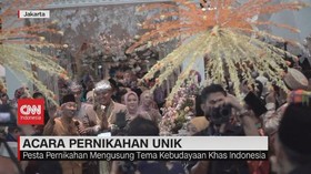 VIDEO: Pernikahan Unik, Mengusung Tema Kebudayaan Khas Indonesia