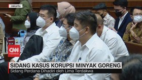 VIDEO: Sidang Perdana Kasus Korupsi Minyak Goreng