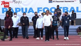 VIDEO: Jokowi Resmikan Papua Football Academy