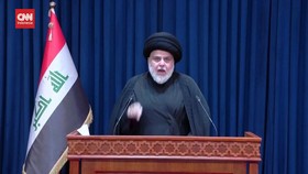 VIDEO: Ulama Irak Moqtada Sadr Serukan Pendukung Setop Demo Rusuh