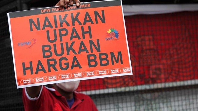 Buruh akan melakukan demo besar menolak kenaikan harga BBM di 33 provinsi pada Selasa (6/9).