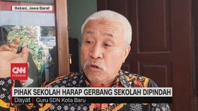 VIDEO: Pihak Sekolah Harap Gerbang Sekolah Dipindah
