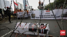 BEM SI Demo Kenaikan BBM di Dekat Istana Presiden Hari Ini