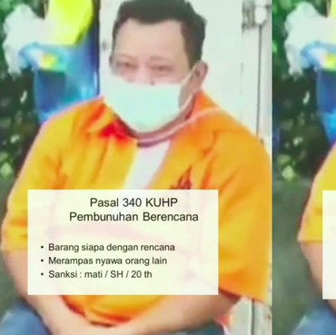 Kuat Ma'ruf Ketawa-ketiwi di Rekonstruksi, Berhenti Saat Sadar Kamera!