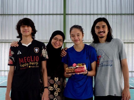 7 Potret Anak Artis Jago Olahraga, Anak Duta S07 Atlet Badminton