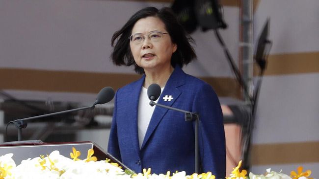 Presiden Tsai Ing Wen menilai China sering mempermainkan kecemasan warga Taiwan dengan menyebarkan informasi palsu hingga menerbangan drone ke wilayahnya.