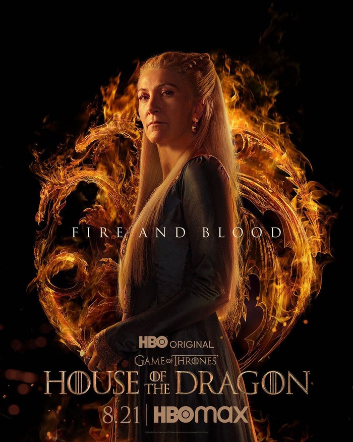 Princess Rhaenys Targaryen yang diperankan aktris Eve Best, bikin serial tambah ini menarik! Ia pernah jadi calon penguasa Westeros, Beauties. Sayangnya karena ia perempuan, takhta diberikan pada sepupunya. /Foto: Instagram/houseofthedragonhbo