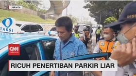 VIDEO: Ricuh Penertiban Parkir Liar