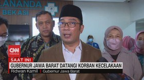 VIDEO: Ridwan Kamil Datangi Korban Kecelakaan Maut di Bekasi