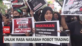 VIDEO: Unjukrasa Nasabah Robot Trading