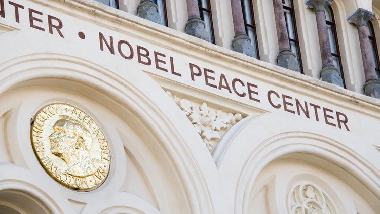 Oslo, Norway - April 29, 2015: The Nobel Peace Center, Oslo, Norway.