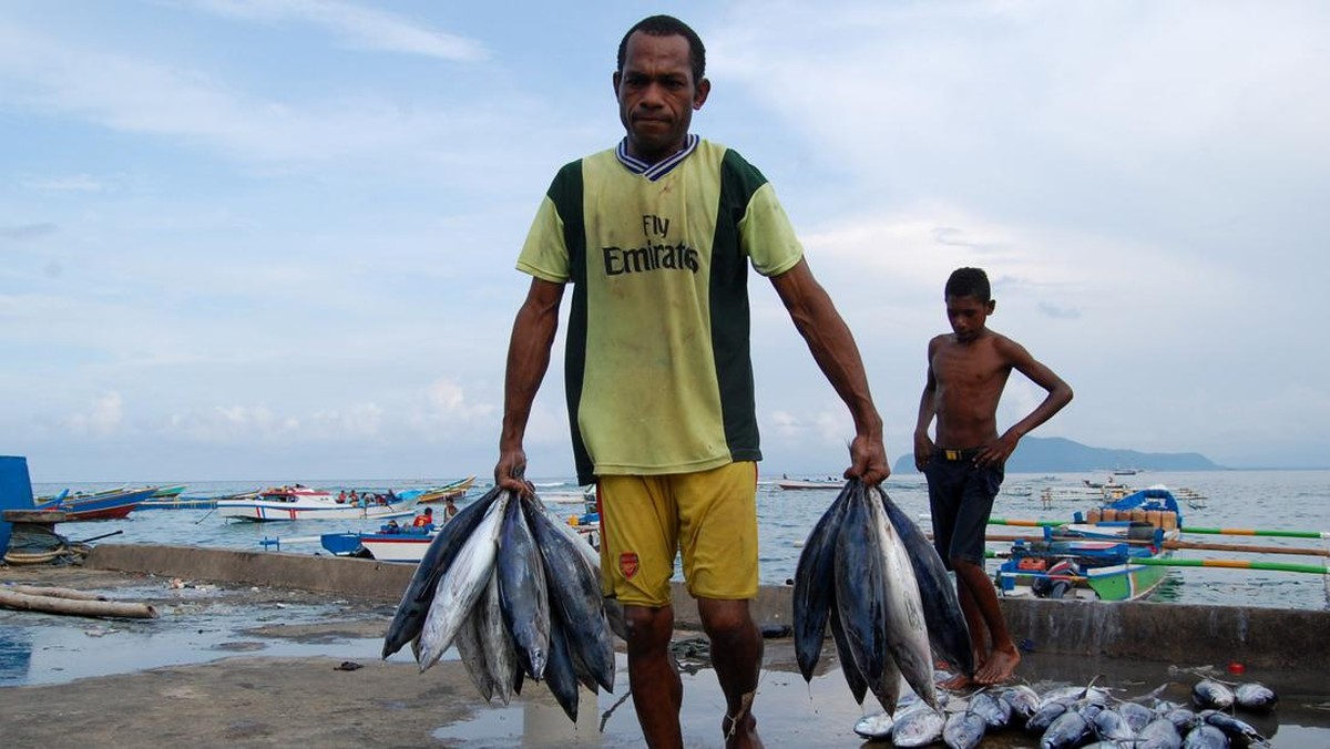 FOTO: Aneka Ragam Produk Olahan Ikan Tangkapan Nelayan Papua