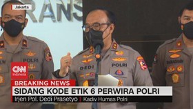VIDEO: Sidang Kode Etik 6 Perwira Polri