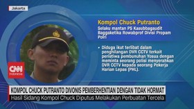 VIDEO: Kompol Chuck Putranto Divonis Pemberhentian Dengan Tidak Hormat
