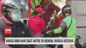 VIDEO: Harga BBM Naik Saat Antre Isi Bensin, Warga Kecewa