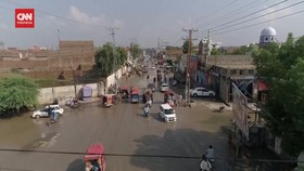 VIDEO: Banjir Besar Landa Kota Terpanas Dunia di Pakistan