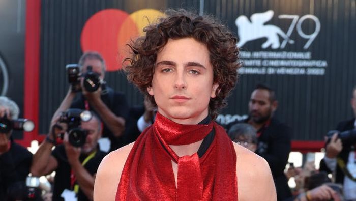 VENICE, ITALY - SEPTEMBER 02: Timothee Chalamet attends the 