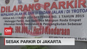 VIDEO: Parkir di Ibu Kota Kian Sesak