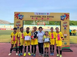 ASBWI Sukses Gelar Festival U-12 Sepakbola Putri