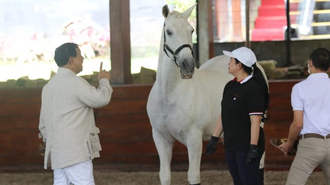Puan Maharani merasa di rumah sendiri setibanya di Hambalang. Ia bilang kedekatan keluarganya dengan Prabowo Subianto sudah terjalin sejak lama.