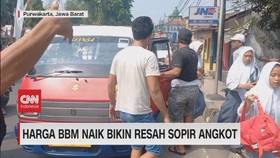VIDEO: Harga BBM Naik Bikin Resah Sopir Angkot