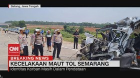 Kecelakaan Maut Tol Semarang-Batang, 7 Orang Tewas