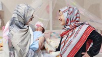 <p>Melalui media sosial Instagram, Syahrini membagikan momen saat mengunjungi sang keponakan. Dalam unggahan tersebut, bayi yang disapa Baby RM itu terlihat tidur dengan nyaman di pelukan Syahrini. (Foto: Instagram @princessyahrini)<br /><br /><br /></p>