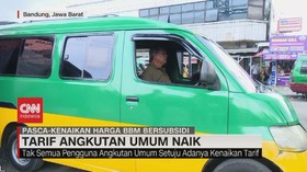 VIDEO: Tarif Angkutan Umum Naik Pasca-Kenaikan Harga BBM Bersubsidi