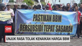 VIDEO: Unjuk Rasa Tolak Kenaikan BBM Depan Gedung DPRD