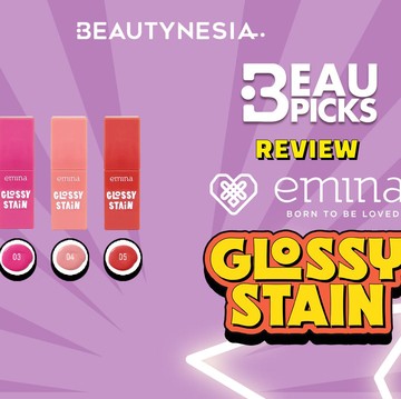 Beaupicks: Review Lip Tint Lokal Terfavorit, Emina Glossy Stain