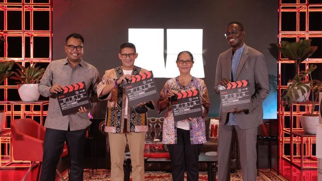 Menteri Parekraf Sandiaga Uno meresmikan kerja sama dengan Netflix untuk mempromosikan kampanye Wonderful Indonesia.