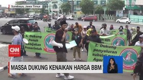 Puluhan Anggota Massa Ini Justru Dukung Kenaikan Harga BBM