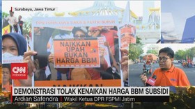VIDEO: Wakil Ketua DPR FSPMI Jatim: Efek Kenaikan BBM Akan Lama Sekali