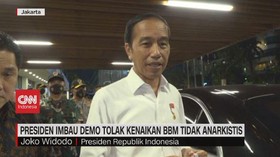 VIDEO: Presiden Imbau Demo Tolak Kenaikan BBM Tidak Anarkistis