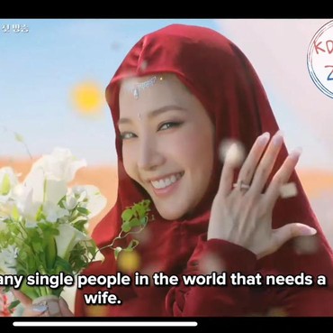 Penampilan Park Min Young Pakai Hijab Bikin Heboh