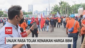 VIDEO: Situasi Unjuk Rasa Tolak Kenaikan Harga BBM di DPR