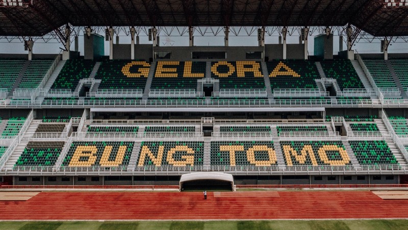 Stadion Gelora Bung Tomo (GBT) terus berbenah demi menyambut kualifikasi Piala AFC U-20 2023.
