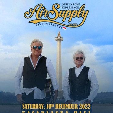 Gelar Konser di Jakarta, Air Supply Siap Ajak Penggemar Nostalgia