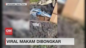 VIDEO: Heboh Makam Dibongkar, Dua Tali Pocong Raib