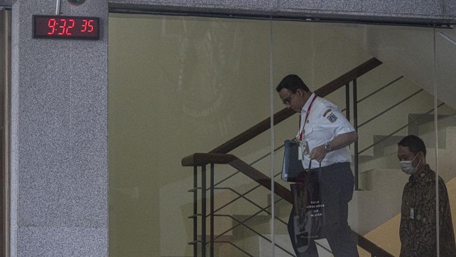 KPK belum bisa membeberkan materi pemeriksaan terhadap Anies hari ini, karena pihaknya masih dalam proses penyelidikan Formula E.