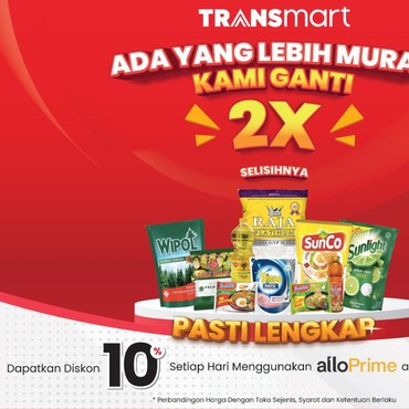 Toko Lain Jual Barang Lebih Murah? Transmart Ganti 2 Kali Selisih Harga