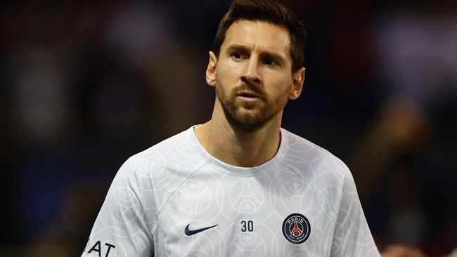 Viral Video Messi Satusatunya Pemain PSG Pakai Jersey GOAT