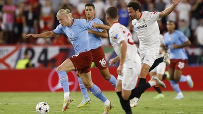 img-title Hasil, Klasemen, Top Skor Liga Champions: Haaland dan Mbappe di Puncak
