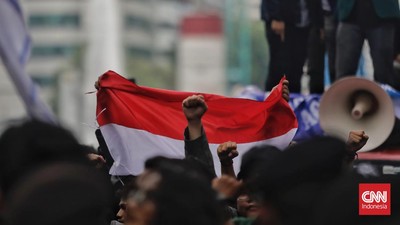 Aliansi BEM Terjun Aksi Dekat Istana Kritik 3 Tahun Jokowi-Ma'ruf