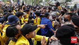 Ribuan Mahasiswa di Kaltim Demo Tolak Kenaikan BBM