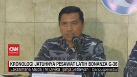 VIDEO: Kronologi Jatuhnya Pesawat Latih TNI AL Bonanza G-36