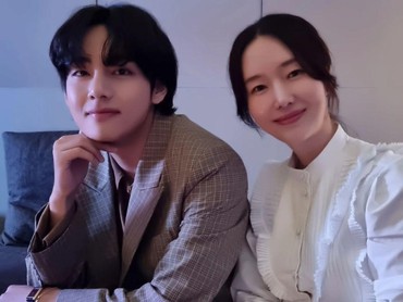 Lee Jung Hyun Pamer Kebersamaan dengan V BTS